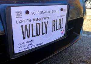 Whashington State  plates temporary