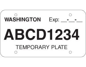 washington tep tags